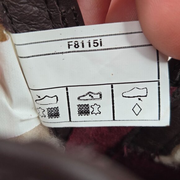 UGG Moto Ankle Boots 6 Dark Brown Leather Grunge Buckle Biker Shearling Booties - Picture 10 of 13